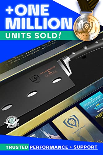 Dalstrong Meat Cleaver Knife - 7 Inch - Gladiator Series - Heavy Duty - Razor Sharp - Forged High Carbon German Steel Kitchen Knife - Black G10 Handle - Butcher, Bone - Sheath Included - Nsf Certified #TOP5