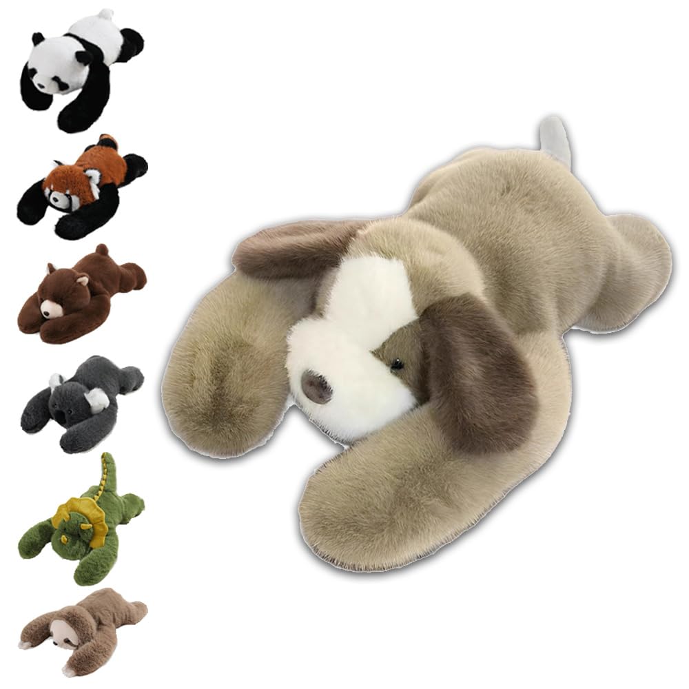 Weighted Plush Animals, Hugging Pillow for Anxiety Relief & Sleep Support, Cute Soft Plush Toy Pillow, weighted animals for adults (Dog, 45CM)