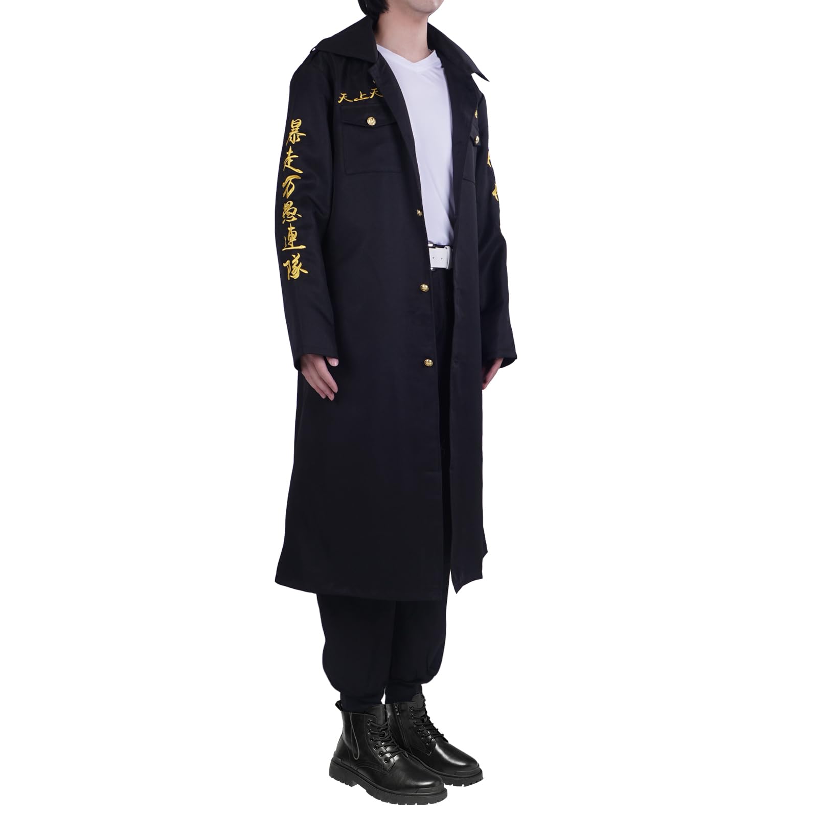 Kostium Manjiro Sano Cosplay | Tokyo Manji Gang mundur dla fanów Tokyo Revengers | Spodnie, koszulka, Nantel | Rozmiar: S - XL