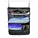 Portable Luggage Shelving System Organizer, Travel Luggage Organizer and Packing Cube Space Saver Has Built In Hanging Shelves and Laundry Storage Compartment
