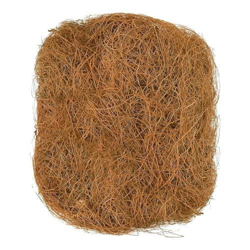 Substrato in fibra di cocco – Biancheria da letto del nido di uccelli, materiale curativo a gabbia | 250 G Coir nido di fibre con texture traspirante, base per nido biologica per uccelli e pavimenti