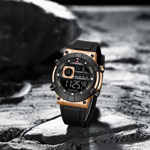Image of NAVIFORCE NF9241T Dominant Multifunctional Silicone Strap Sport Digital Watch