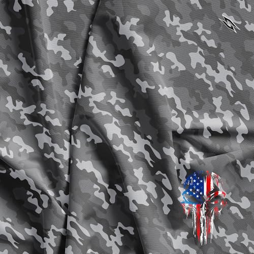 Image of Patriotic USA Golf Polo Shirt - Men's Performance Short Sleeve Moisture Quick Dry Fit Athletic Veteran UPF Stretch Casual Fun