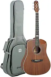 Violão Folk Strinberg Sd201hc Black Plus Half Cutaway