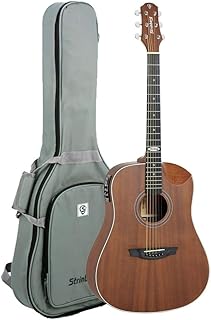 Violão folk strinberg sd201hc black plus half cutaway