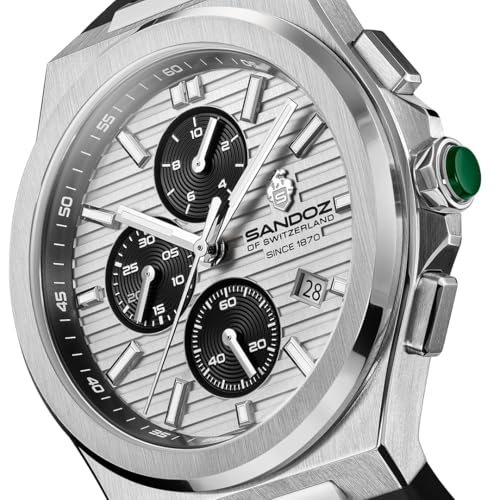 Image of Sandoz Chanet Premium Swiss Made Quartz Chronograph Watch for Men - SZWGO0000828