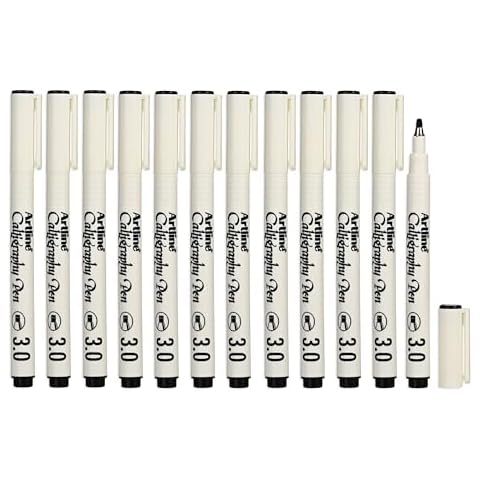 Artline 3.0mm Calligraphy Pen - Black Cover