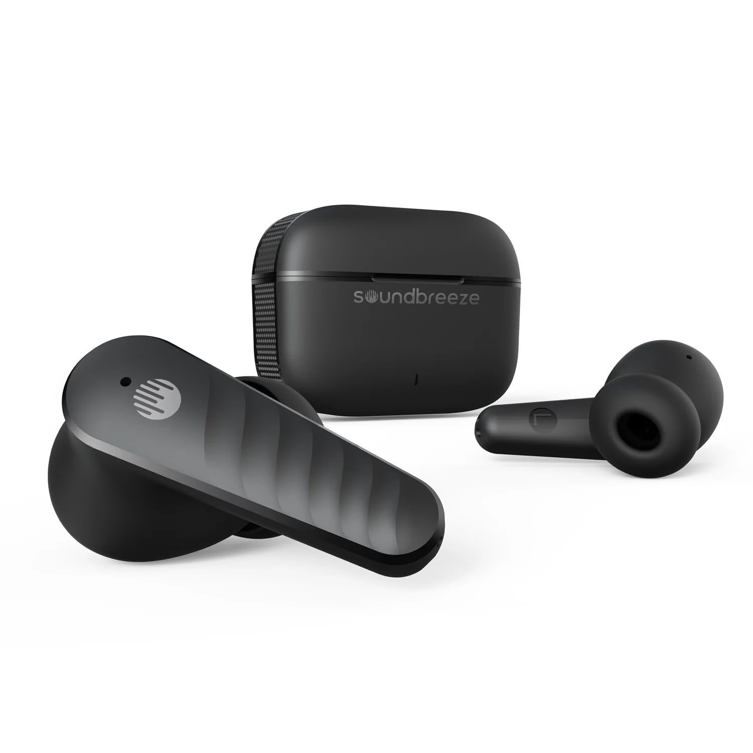 SEEKENSoundbreeze Groove Wireless Bluetooth Earbuds - Black | 40 Hours Playtime | Magnetic Cable | Premium Design.