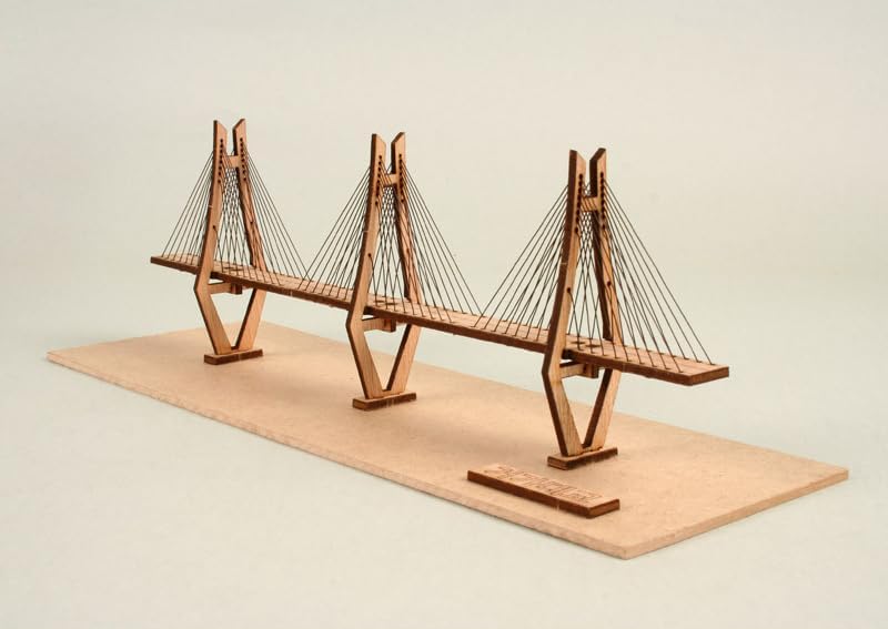 영공방 Youngmodeler Wooden Model Kit – Geo Ga Grand Bridge, DIY Wooden Architecture Model for Beginners & Hobbyists