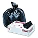 Jaguar Plastics Super Extra-Heavy Can Liners, 60 Gallon, 1.7 Milliliters, 38 x 58, Black, 100/Pack (G3858HBL)