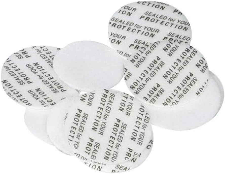 Elandy 100PCS Pressure Sensitive Lines Foam Tamper Resistant Seals for Cosmetic Bottle/Jar Cap Liners (Diameter 3.5cm)