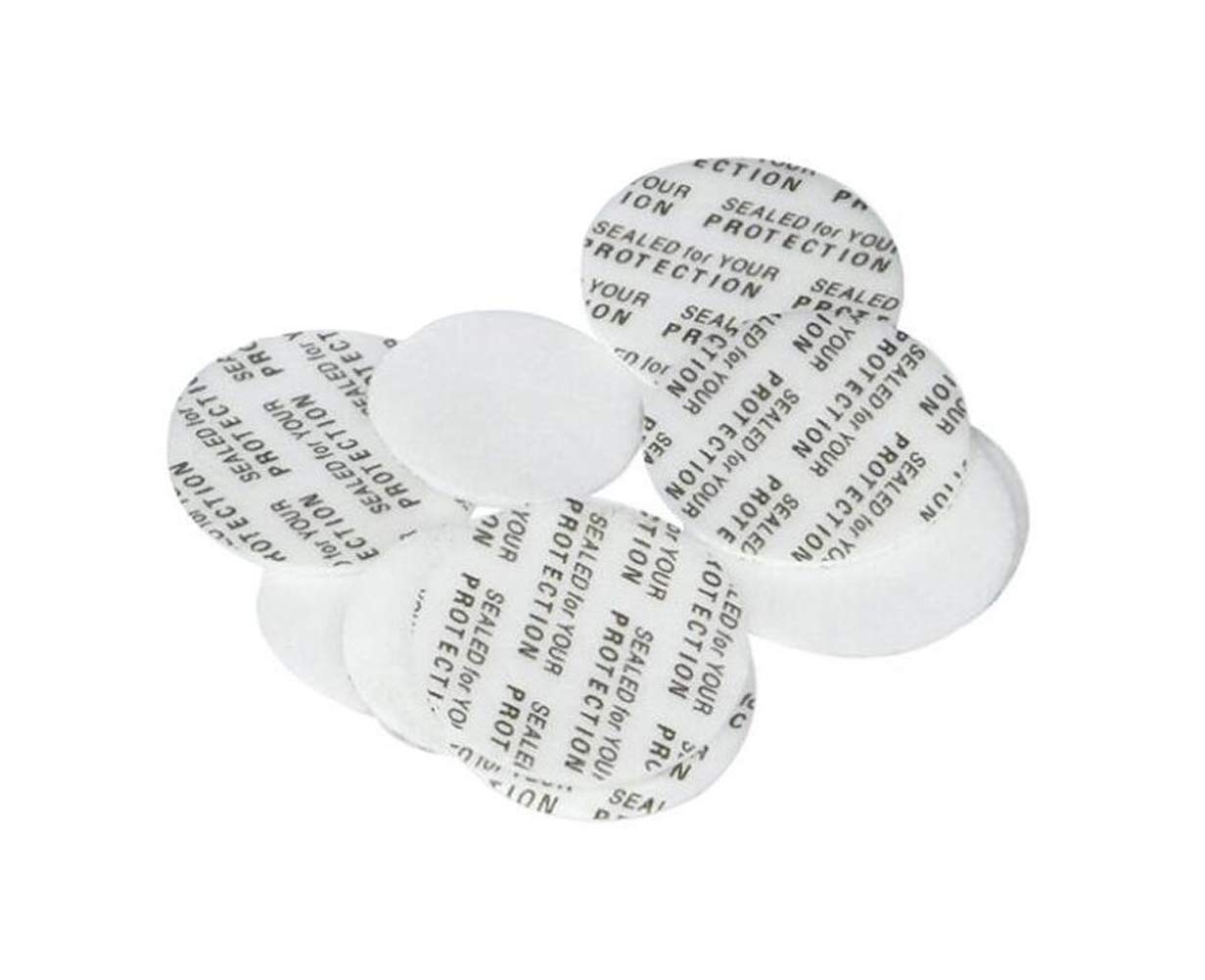 100Pcs Small Mini Pressure Sensitive Foam Seal Tamper Resistant Seals for Cosmetic Bottles Cases Jars Cap Liners Tamper Seal Cap Liner (Diameter 3.5cm/1.37inch)