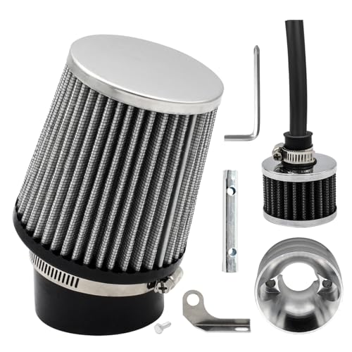 Image of Upgraded Mini Bike Air Filter Adapter Kit for Predator 212cc Coleman CT200U CT200U-EX BT200X KT196 224cc 196cc 6.5hp Honda GX160 GX200 Engine Go Kart Performance Parts