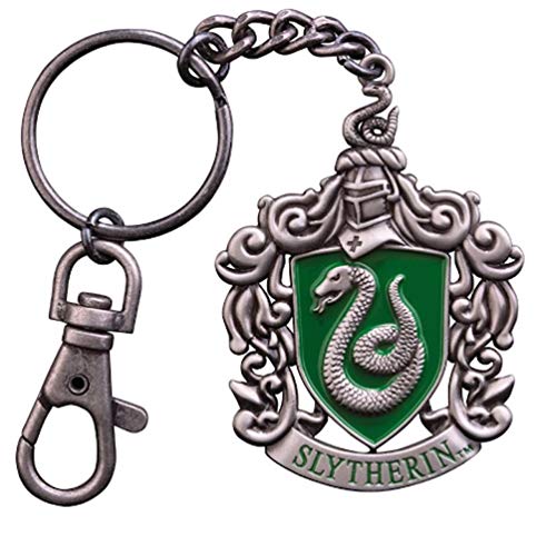 The Noble Collection Harry Potter Slytherin Crest Keychain