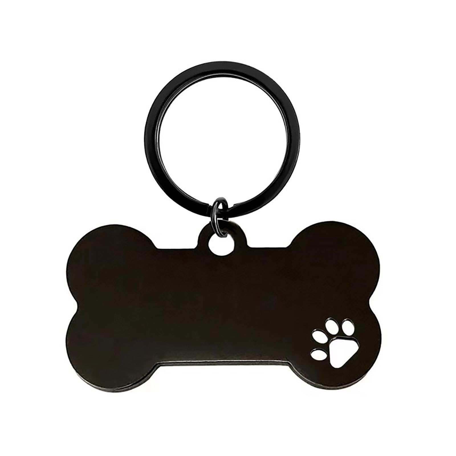 Dog Tag 2 PCS Blank Dog Tags, Bone ID Tag for Dog Engraved Bone Shaped Pet ID Dog Tags, DIY Engraved Cat Dog ID Tags