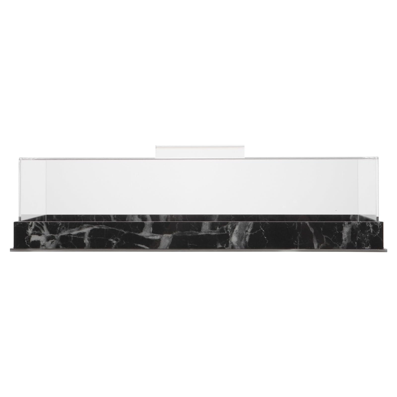 Présentoir gâteau acrylique Toyvian cloche amovible et base marbre