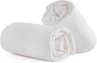 Mi bollito – Pack 2 sábanas bajeras de Cuna de algodón orgánico, Transpirable de máxima Calidad para tu bebé. Pack 2 Unidades - 60x120 cm