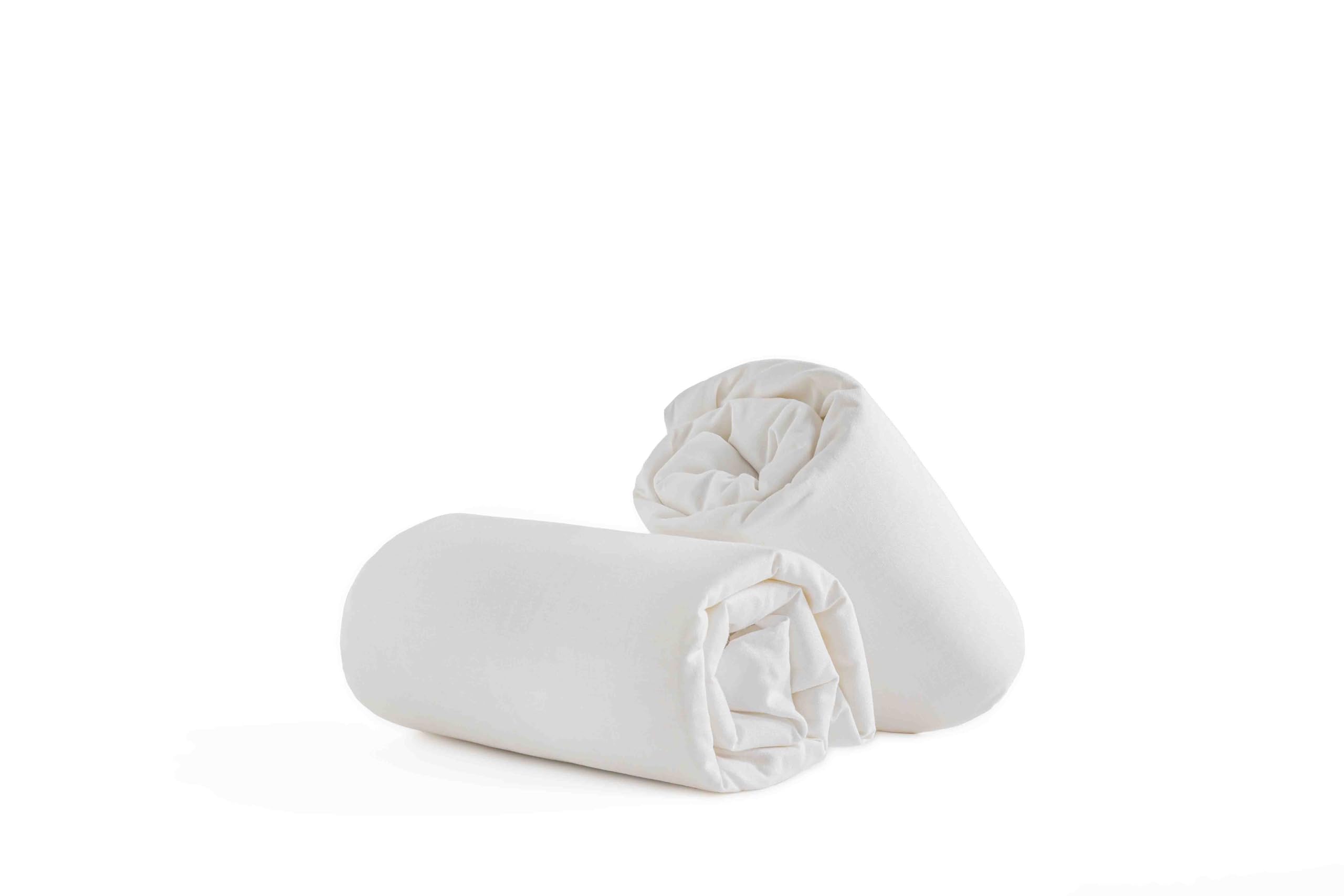 Pack de 2 Draps Housses en Coton Bio pour Berceau - Mi Bollito