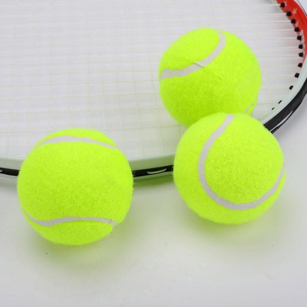 Lot De Balles De Tennis Haute élasticité – 1 à 40 Pièces, Diamètre 63 Mm, Caoutchouc Souple Et Feutre, Idéal Pour Entraînement, Débutants Et Chiens