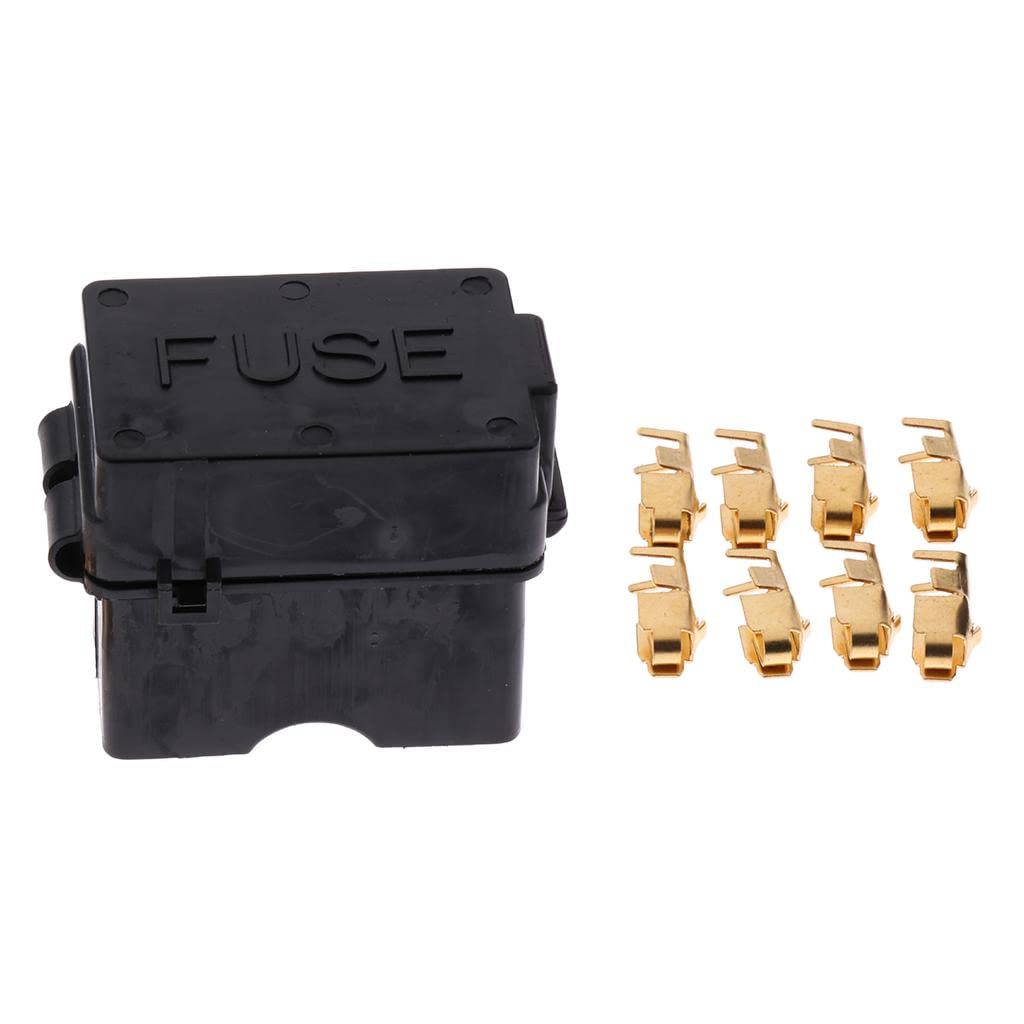 HEAVENGLOW Trade 4 Way Standard ATO ATC Blade Fuse Holder Block for Car Vehice Boat Circuit-image-45