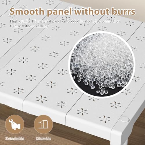 Einlegeböden für Schränke – Verstellbares Teleskopregal 35 cm breit | Einlegeboden Kleiderschrank & Küche | Nagelfrei, 20kg Traglast | Schrankregal, Kleiderschrank Organizer, Einlegebretter für Schrän