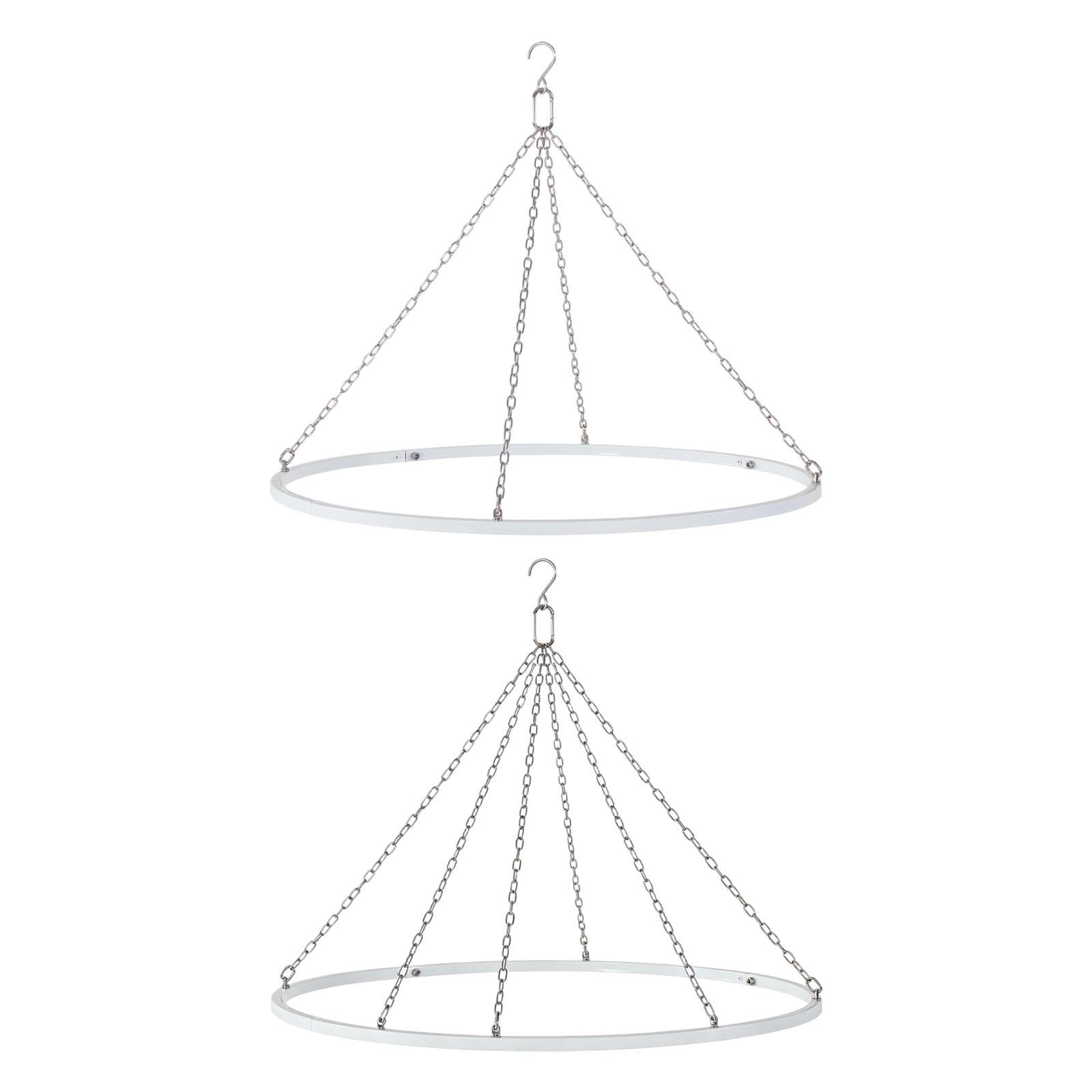 Anneau de suspension décoratif moderne en métal - Design amovible - Parfait pour la décoration de mariage