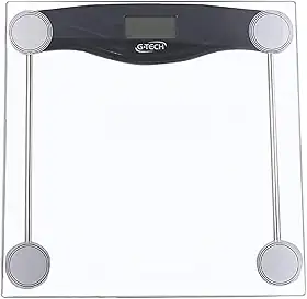 G-Tech Balgl10 Balança Digital em Vidro Temperado, Transparente