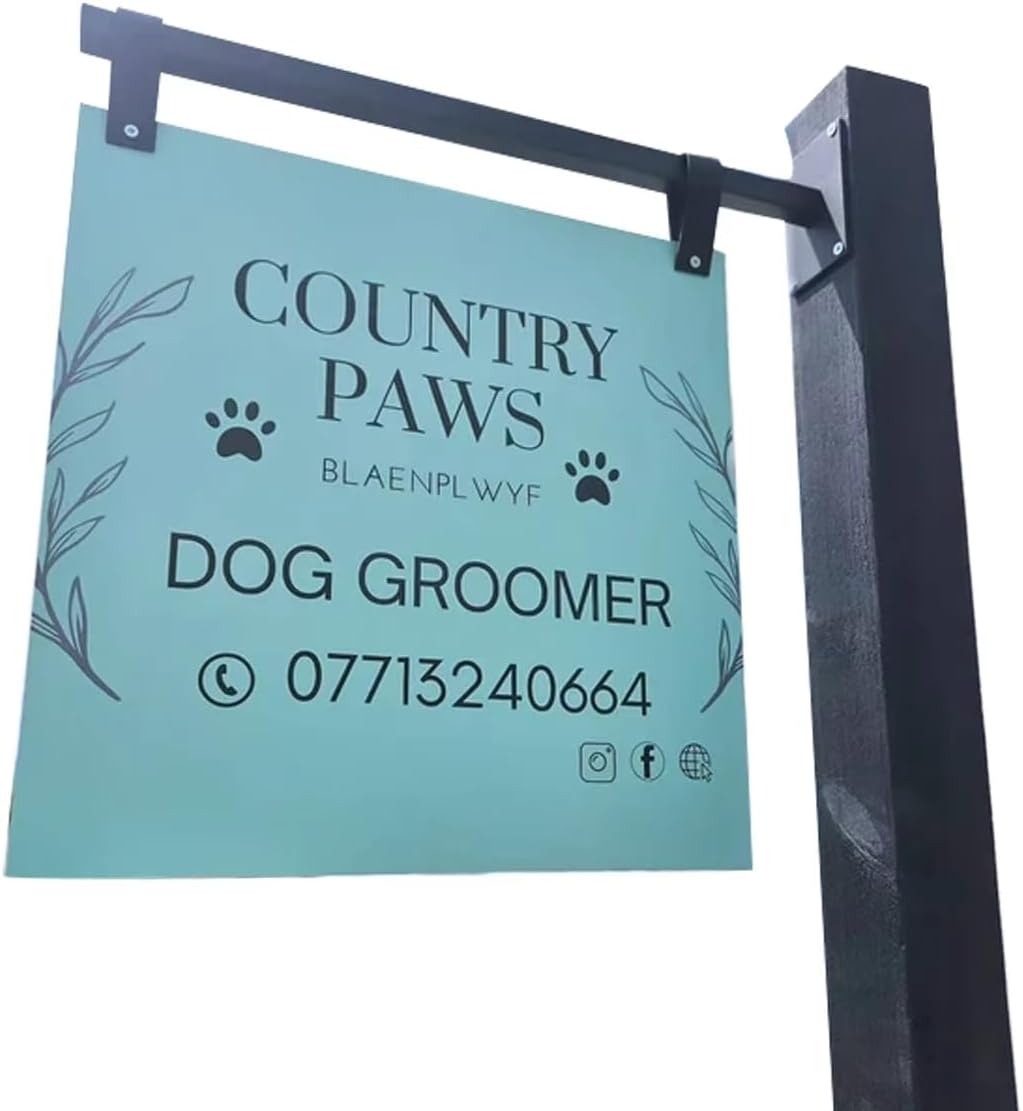 Custom Blade Sign, Cafe Logo Sign Business Sign Outdoor Shop Sign Metal Blade Sign Double Sided Sign Store Sign Hanging Flag Sign Bar Sign Bakery Sign
