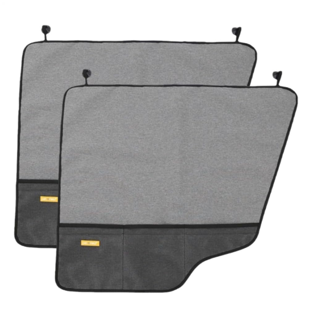 WDJRUIRUI 2 Pcs Car Door Guard for Dogs for Abarth 595C 2016-2024, Side Door Protector Waterproof Scratchproof Interior Protection Durable Oxford