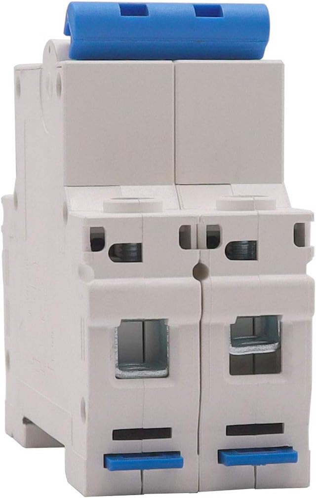 smseace Miniature Circuit Breaker Low Voltage AC 32A 400V 2 Poles DIN Rail Installation DZ47-63 C32 - - 