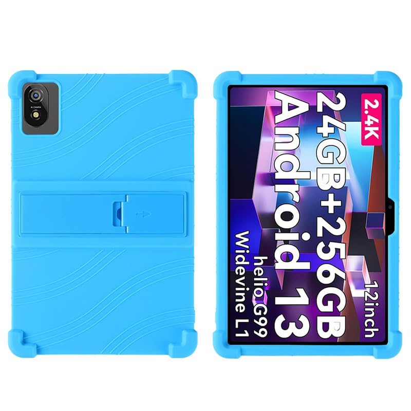 YHFZR Funda Para Teclast P85T, Silicón Ligera Carcasa Antideslizante Con Soporte Para Los Niños Para Teclast P85T 8 Pulgada, Negro