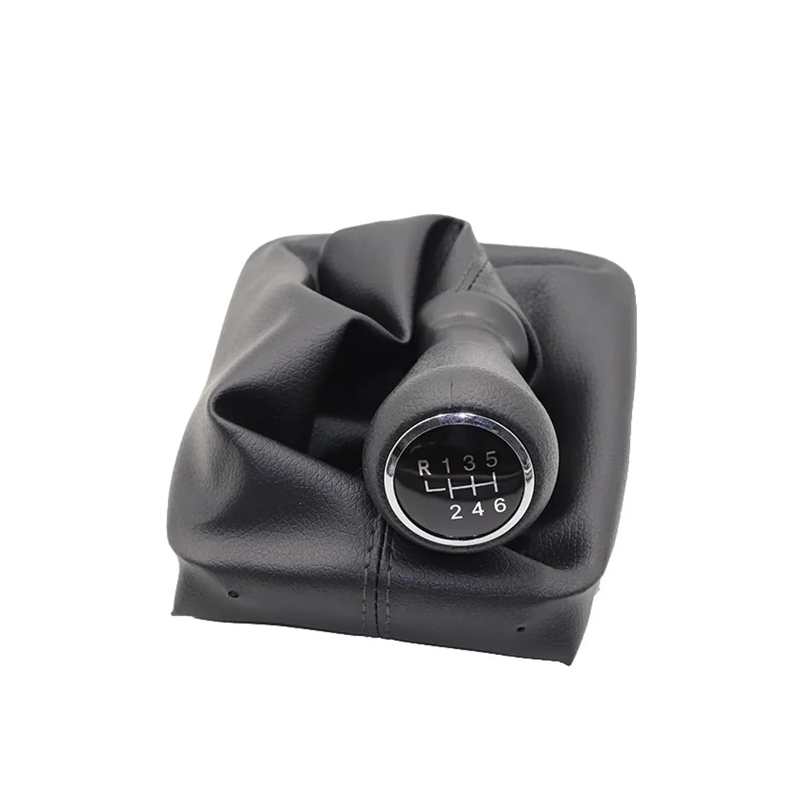 Wphlyz 6Speed 1Pair Head Change Lever Knob For Peugeot 206 205 308 309 405 406 Car Shift Gear Knob Lever Gaitor Boot Cover Pu Leather(6Speed 1Pair)