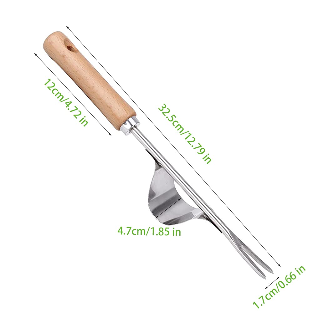 Outil De Désherbage Manuel Désherbeur À Main En Acier Inoxydable Avec