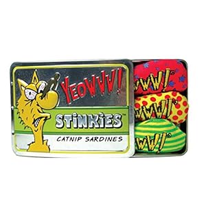 Rosewood 63706 Yeowww! Katzenspielzeug Stinkies, drei Sardinen in der Dose, 1 St&uuml;ck (1er Pack)