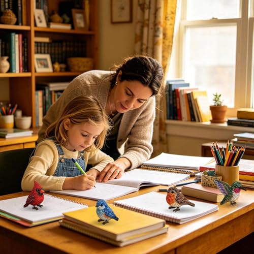 Decoración de escritorio creativa con este juego de manualidades de perlas 3D 3