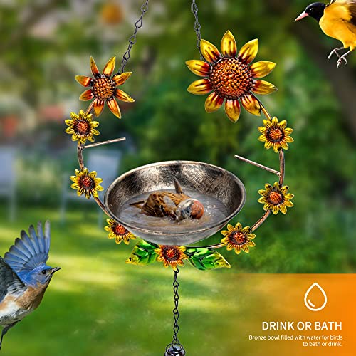 Forup Hanging Bird Feeder, Oriole Bird Feeder Hanging Tray, Sunflower Seed Tray For Bird Feeders, Bird Bath Feeders For Outdoor #TOP3