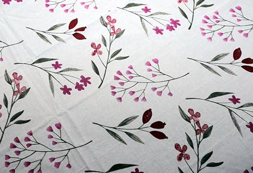 Image of Super Bedzz by Prihaal Decor Cotton Double Size Bedsheet with 2 Pillow Cover Size:108x108 (Pink 6) bedsheet for Double Bed, Cotton Double bedsheet, Suitable for Bedroom, Gift Set