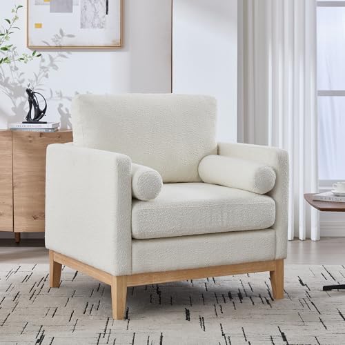 Sillón Lounge Peluche Marfil miniatura 4