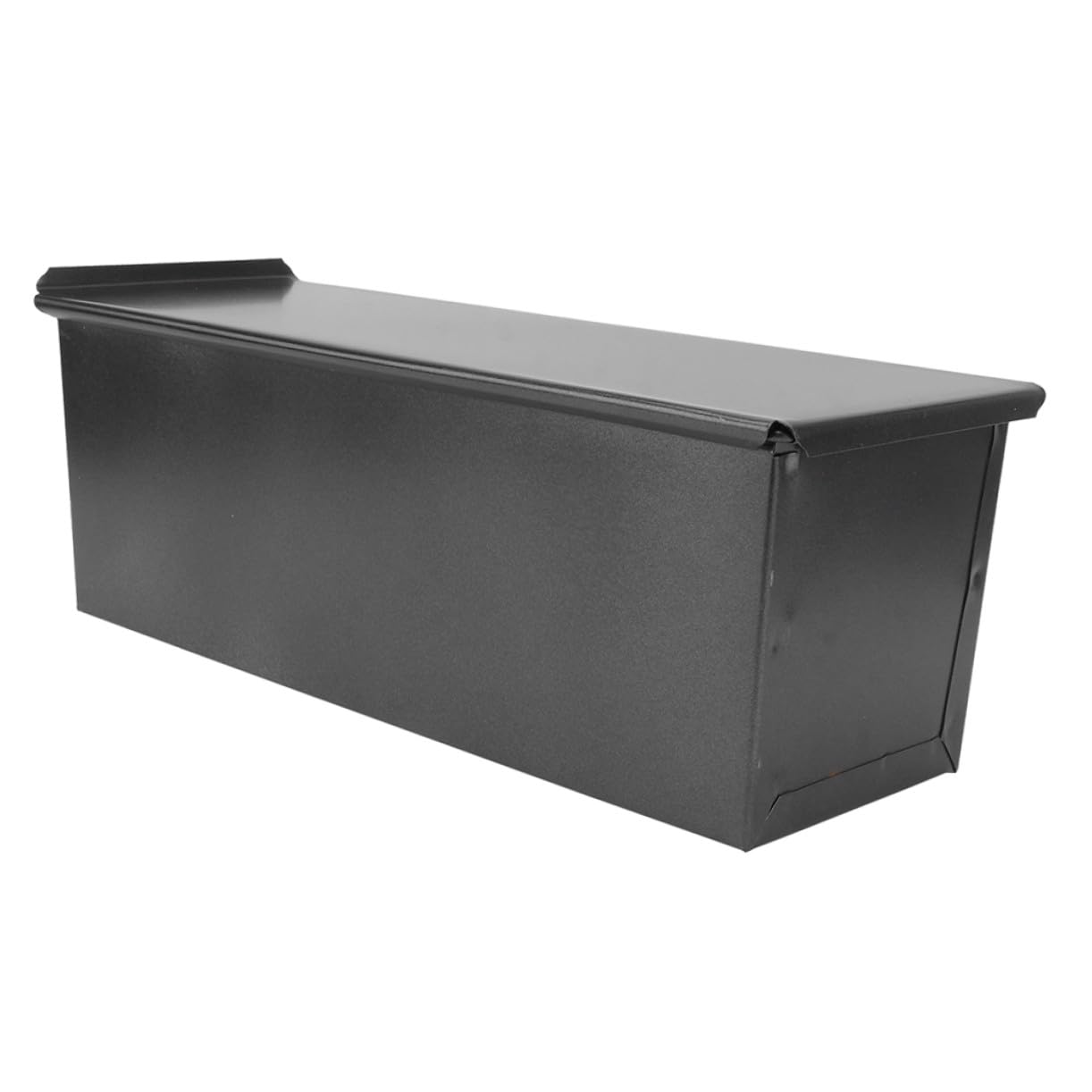 Antihaft Toastform aus Eisen mit Deckel, Schwarz, zum Backen | Tragbar, Leicht zu Lösen und Reinigen, Kompakt Verstaubar, für Käsekuchen und Burger