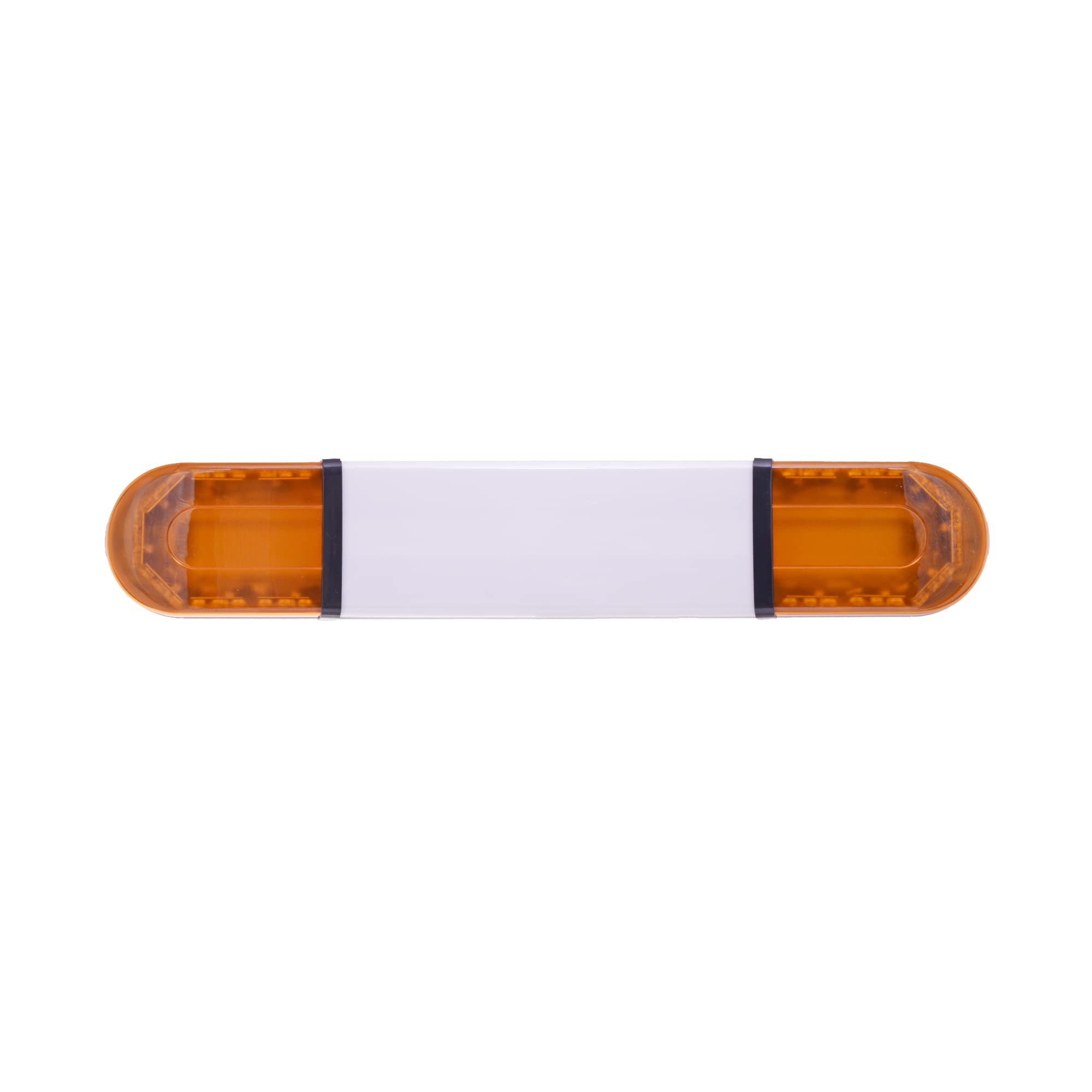 Astero - Barra de advertencia led (119 cm, con parte central), color amarillo