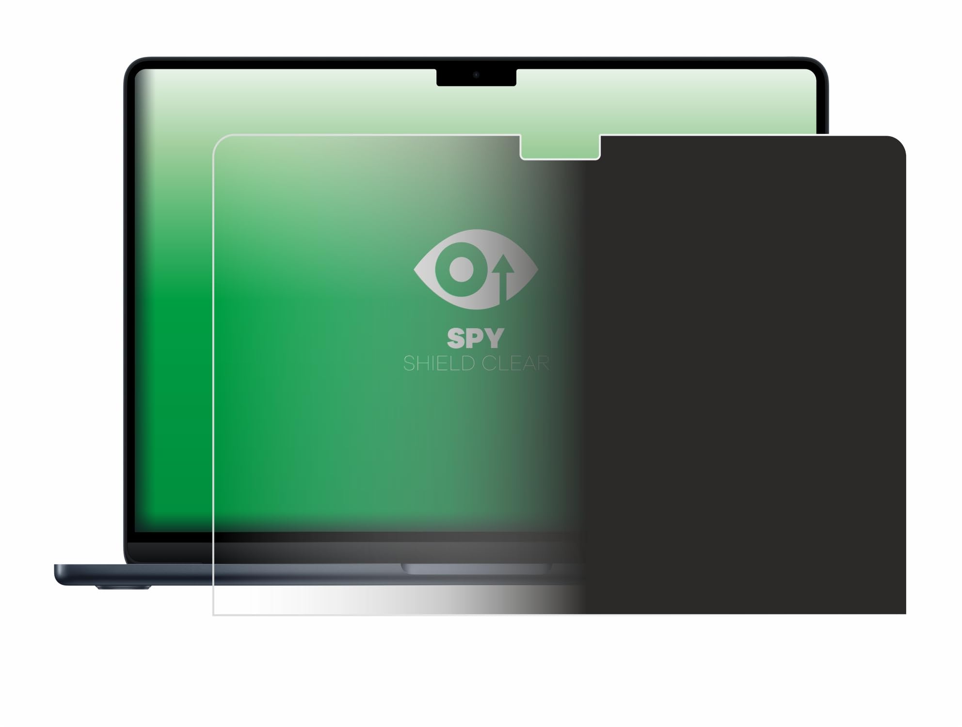 upscreen Anti-Spy Blickschutzfolie für Apple MacBook Air 13" M4 2025 / M5 2026 Privacy Screen-Folie [Sichtschutz, Blaulichtfilter]