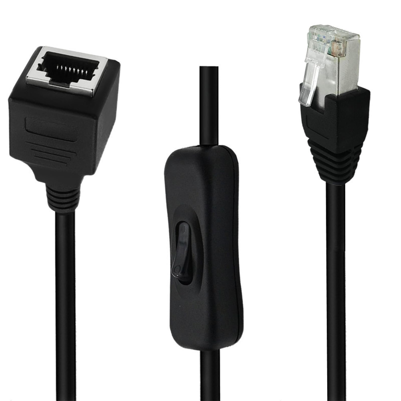 GMBYLBY CAT6e RJ45 Extension Cord with Male to Female Connector Networks Extension Cable for Cat6/Cat5e/Cat5 Ethernets Cable Router and Video Transmission