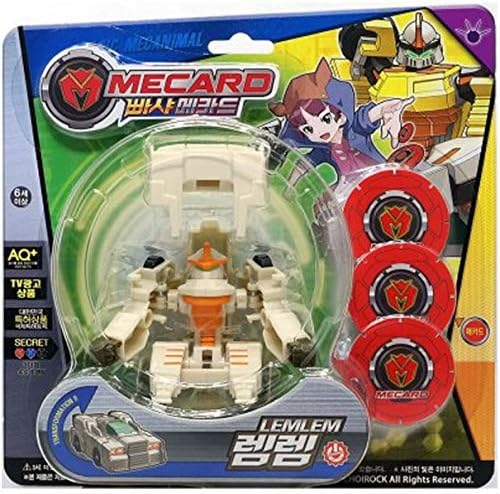 Pasha Mecard LEMLEM Mecanimal Transforming Car Toy Shooting Pop Up on Card (Single Product)