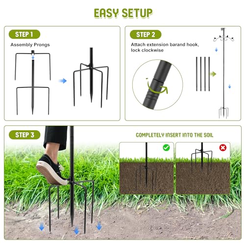 ERYTLLY Bird Feeder Pole Stand - 15.35 / 19.49 / 17.03 w/ Code + 40% Off Code 7YJV8L36 - image 7