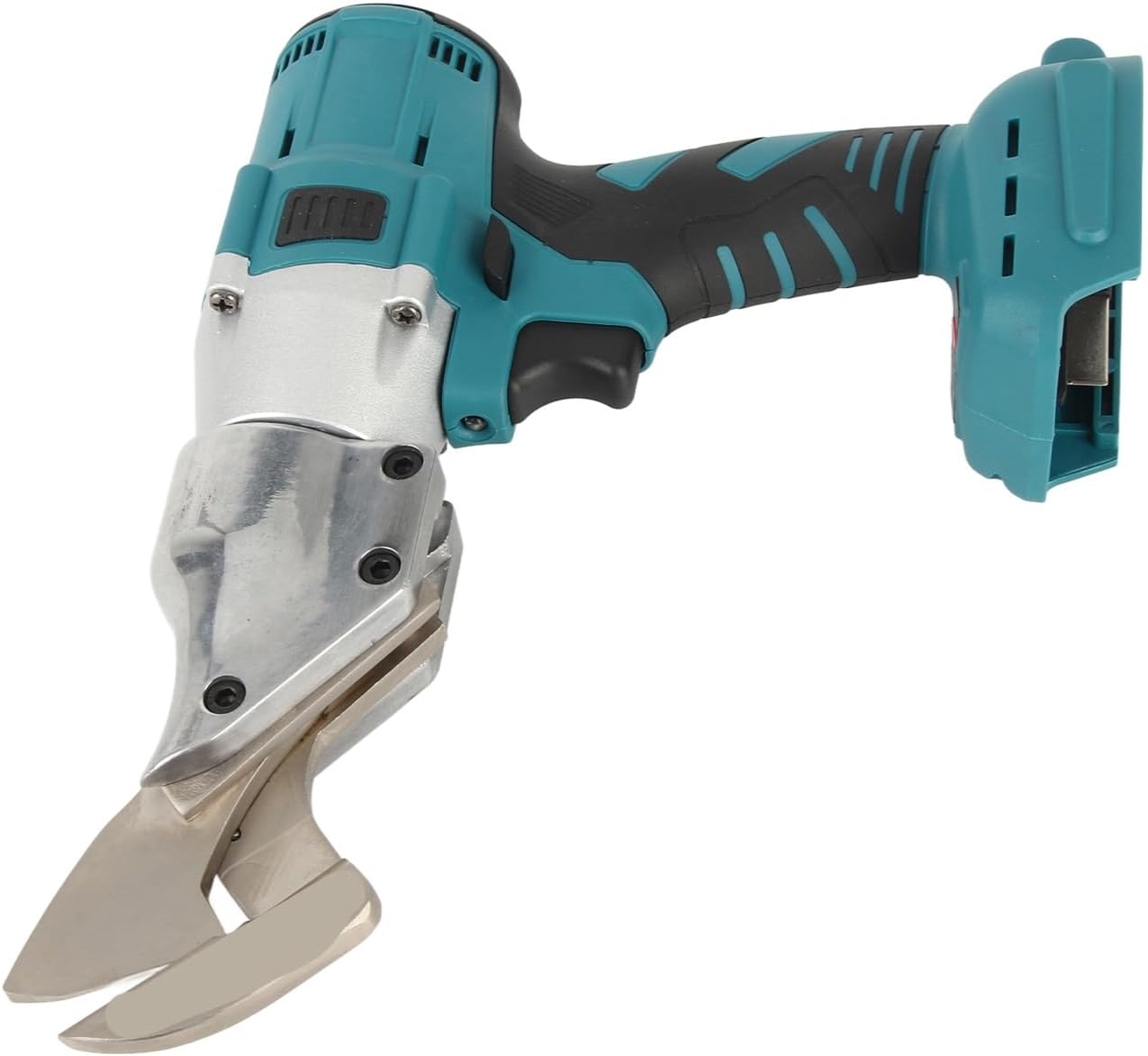 Cordless Power Scissors, Flexible Cutting for Metal Roofing, Wire Mesh, 360° Rotating Head, Comfortable Handle, 4300 Cuts min, Suitable for 18V Li ion Battery, ABS Material