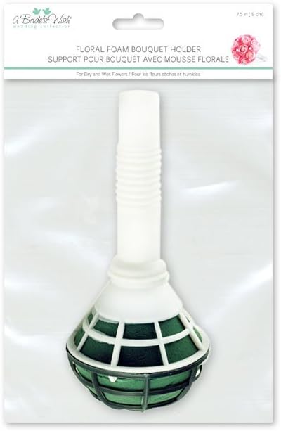 FL001 Wet 7.5in Floral Foam Bouquet Holder
