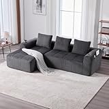 Design compact et polyvalent : en tant que canapé compact, il permet d'économiser de l'espace tout en restant spacieux. Il convient à n'importe quelle pièce - salon, chambre d'amis, bureau, même chambre d'enfant. Que ce soit comme siège principal, canapé pour les invités ou siège supplémentaire pour une fête, il s’adapte à toutes les situations et utilise l’espace de manière optimale.