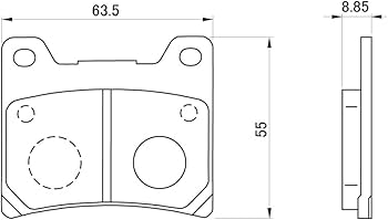 Amazon | デイトナ(Daytona) バイク ブレーキパッド 赤パッド