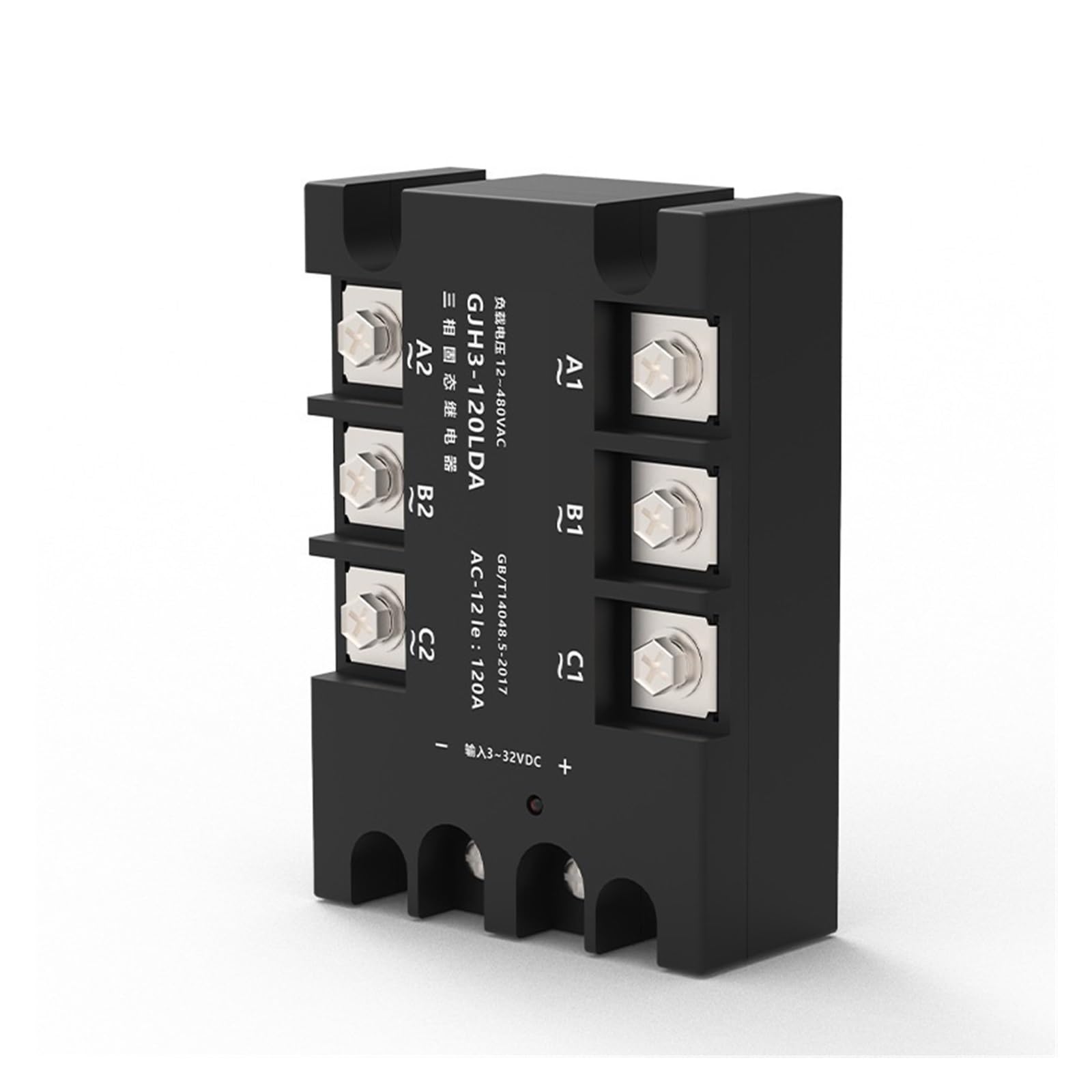 GJH3 trifásico de estado sólido relé 40A60A80A380V DC controlado AC SSR-3(80a)