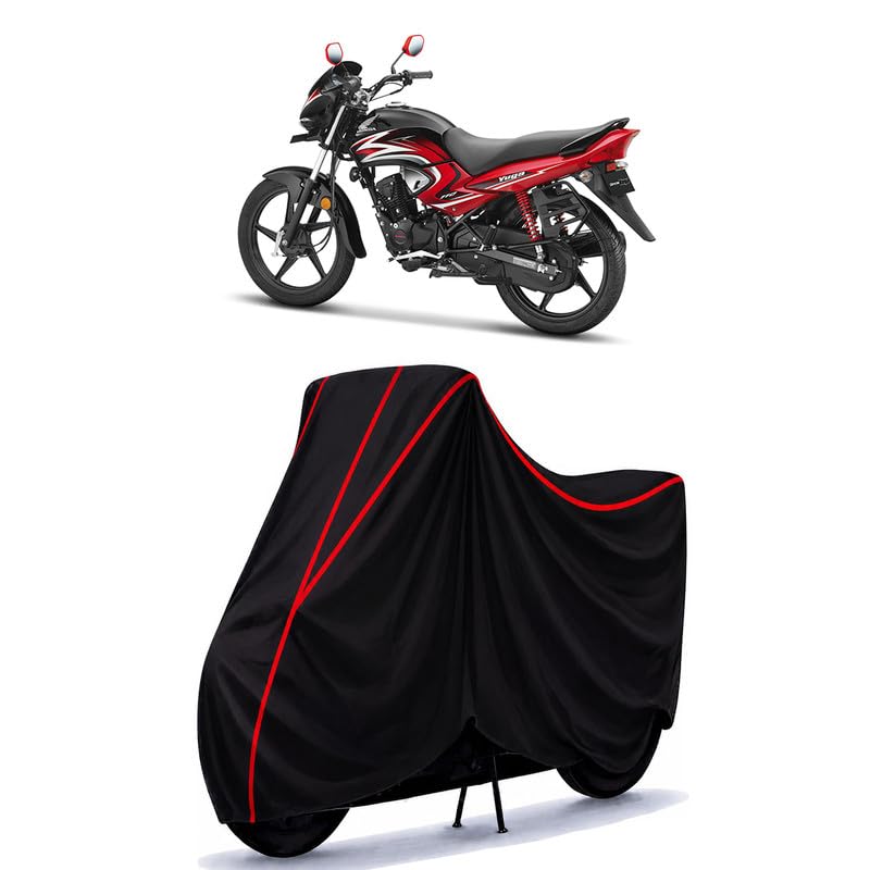 Image of Dream Yuga CBS Water Resistant Bike Cover for All Motorcycles & Rain | Heavy Duty Taffeta Fabric | UV Protection, Dustproof, Scratchproof | All Weather Two Wheeler Body Cover with Elastic Bottom
